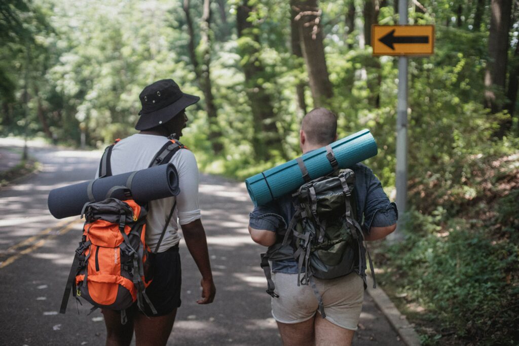 Camping an gekennzeichneten Flächen