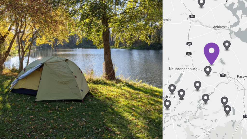 Mecklenburgische Seenplatte Camping Geheimtipp