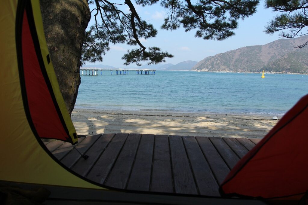 Camping am Meer