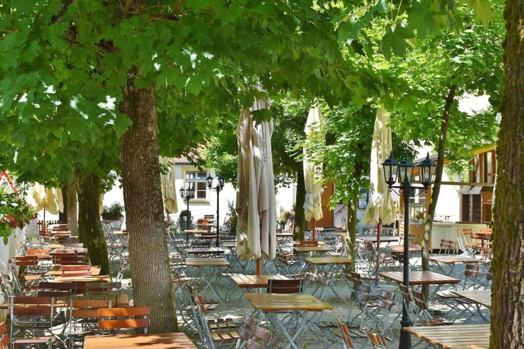 Campingplatz Demmelhof Biergarten