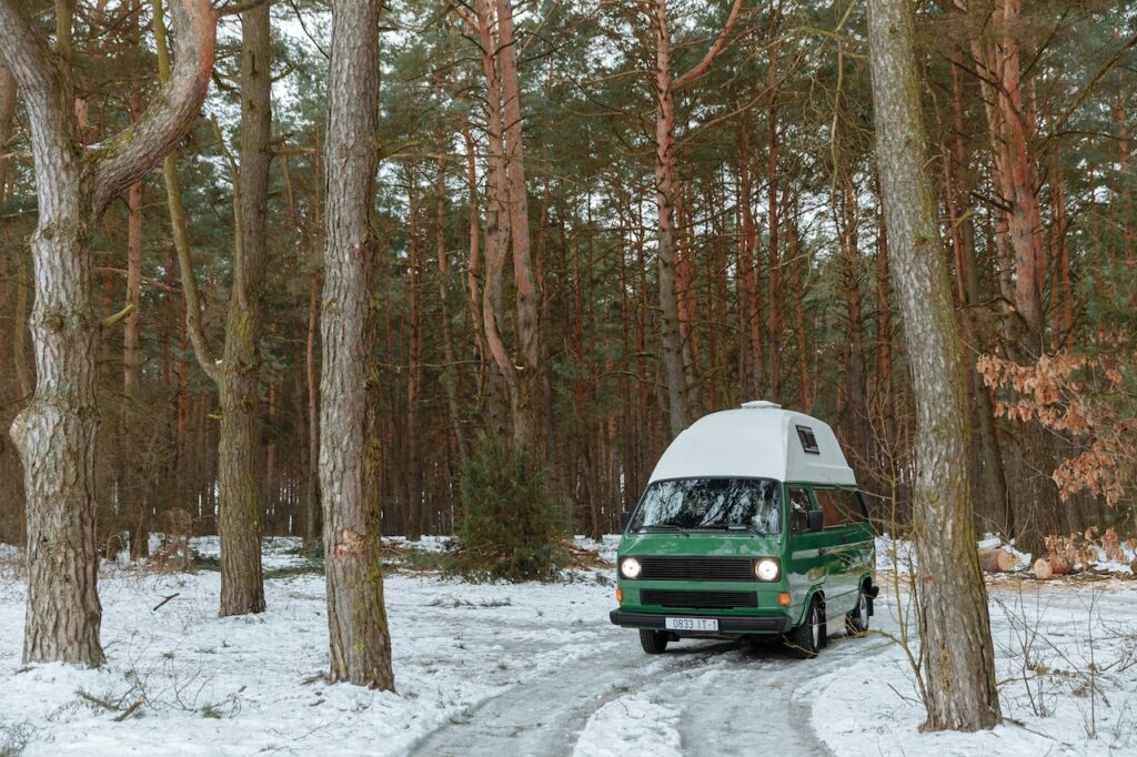 Gasheizung Wohnmobil in der Natur