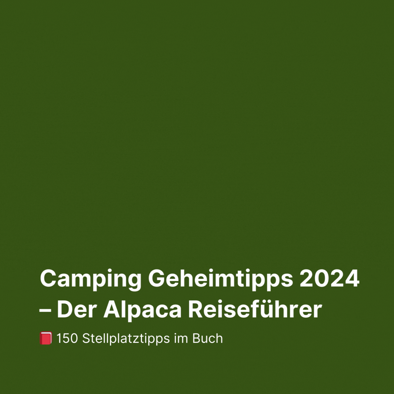 Camping Geheimtipps 2024 Buch