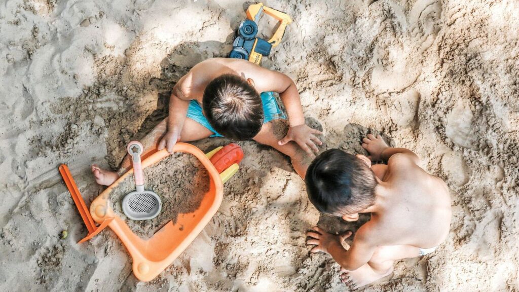 kinder campingplatz holland am meer kinder strand bauen