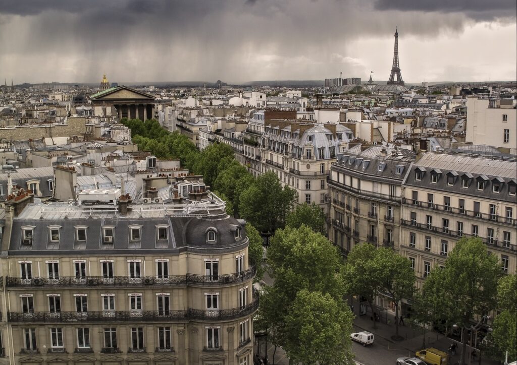 Campingplatz Paris Abends