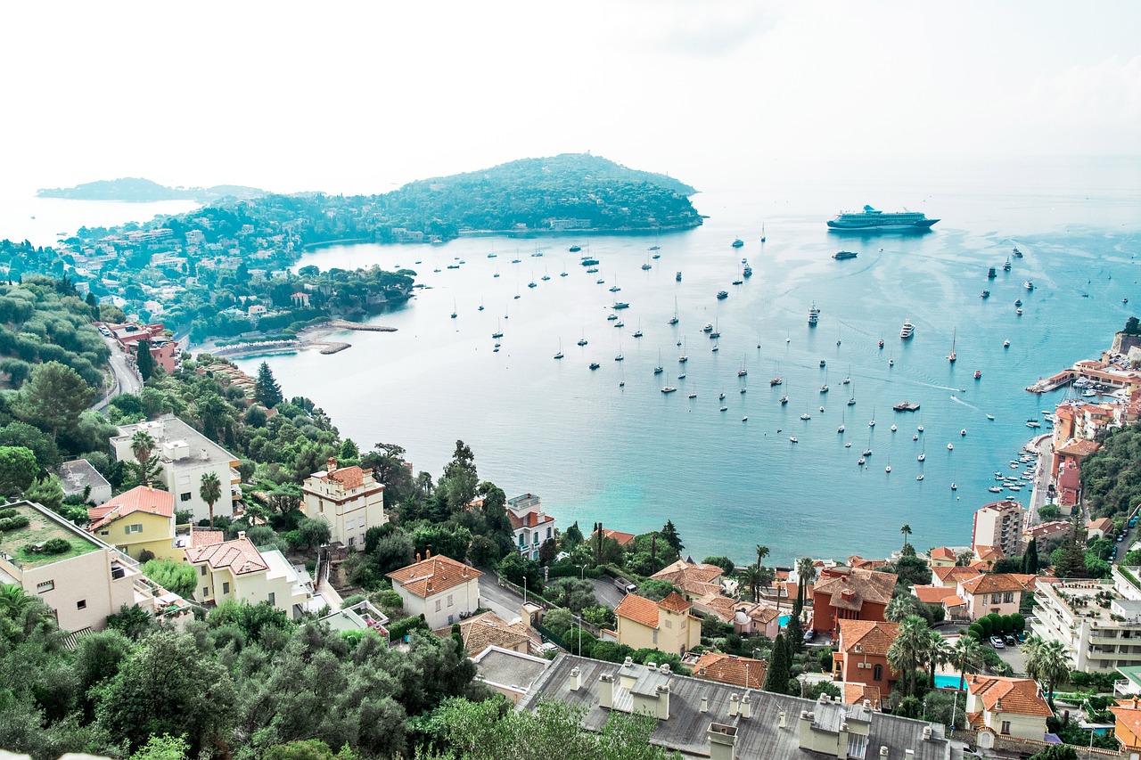 Frankreich Stadt am Meer